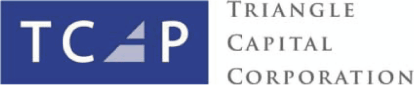 (TRIANGLE CAPITAL CORPORATION LOGO)